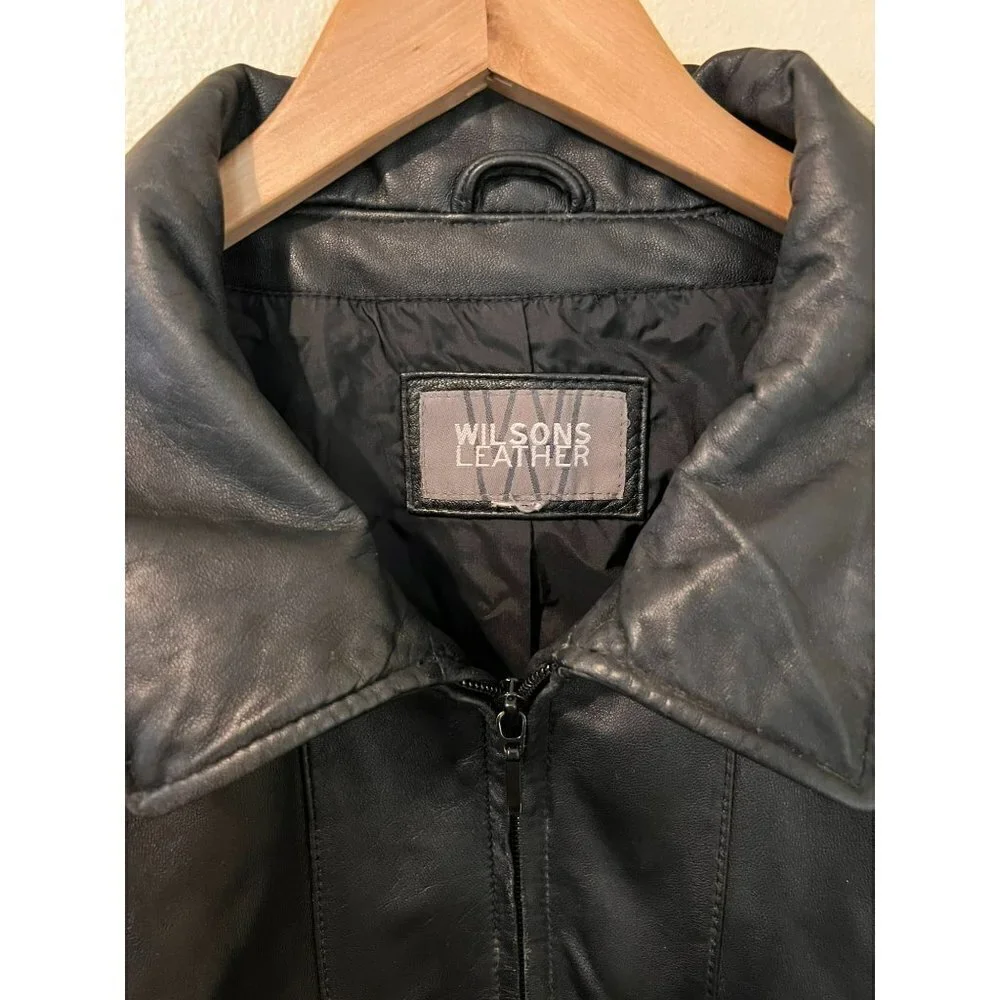 Men's Wilson's Leather Genuine Leather Coat in Size XL [EXCELLENT]